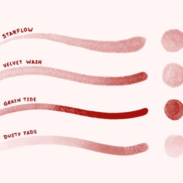 Watercolor Brush Set for Procreate - Realistic & Artistic Brushes