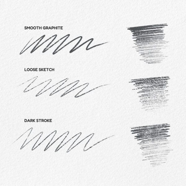 Sketch & Graphite Brush Set for Procreate - Pencil & Shading Brushes