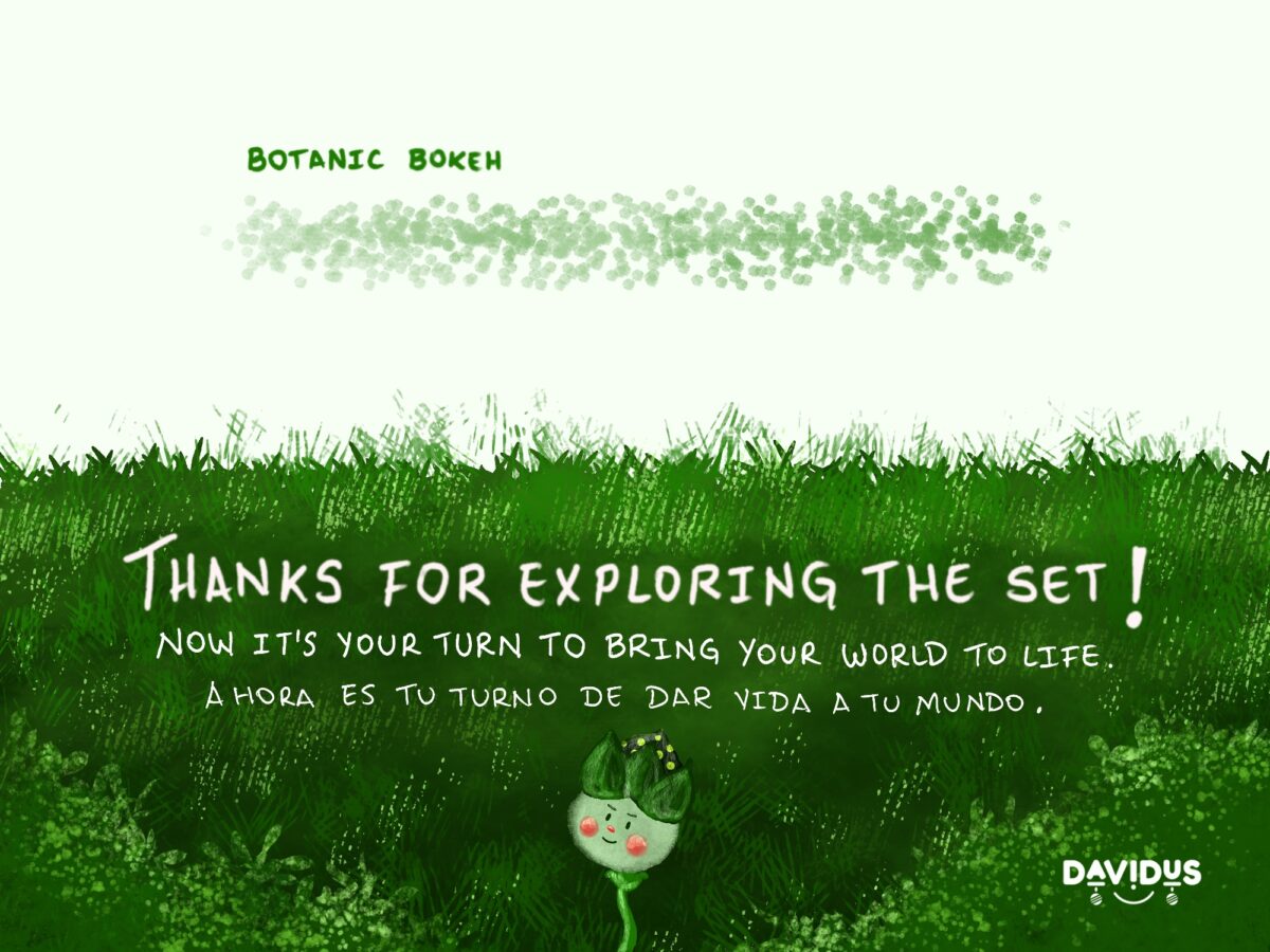 Foliage & Grass Brush Set for Procreate - Realistic Nature Brushes