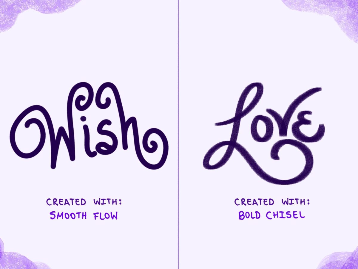 Lettering Brush Set for Procreate - Calligraphy & Hand Lettering Brushes