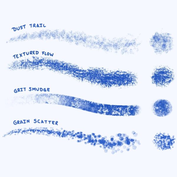 Texture Brush Set for Procreate - Textured & Artistic Brushes