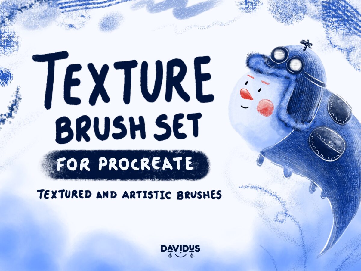 Texture Brush Set for Procreate - Textured & Artistic Brushes