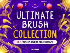 Ultimate Brush Collection for Procreate - 55+ Artistic & Professional Brushes