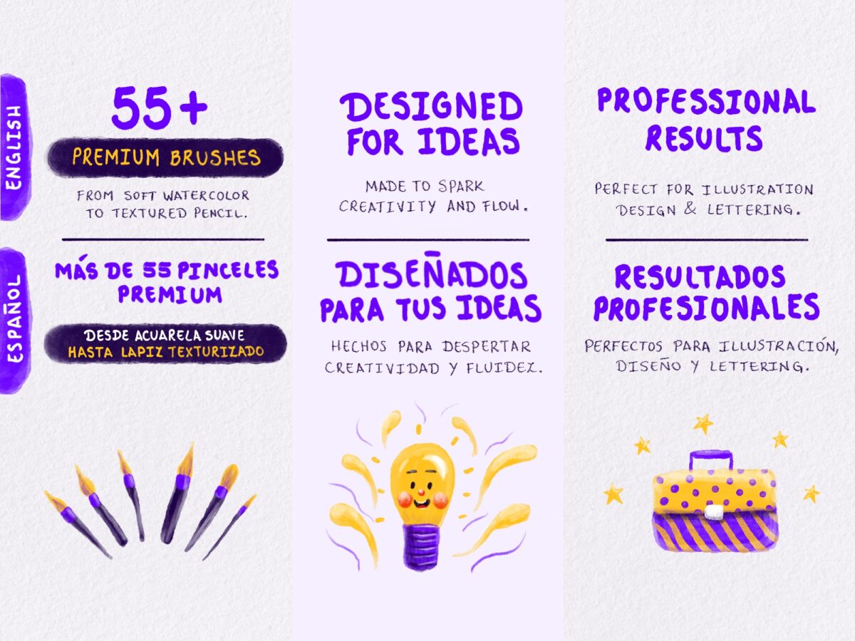 Ultimate Brush Collection for Procreate - 55+ Artistic & Professional Brushes