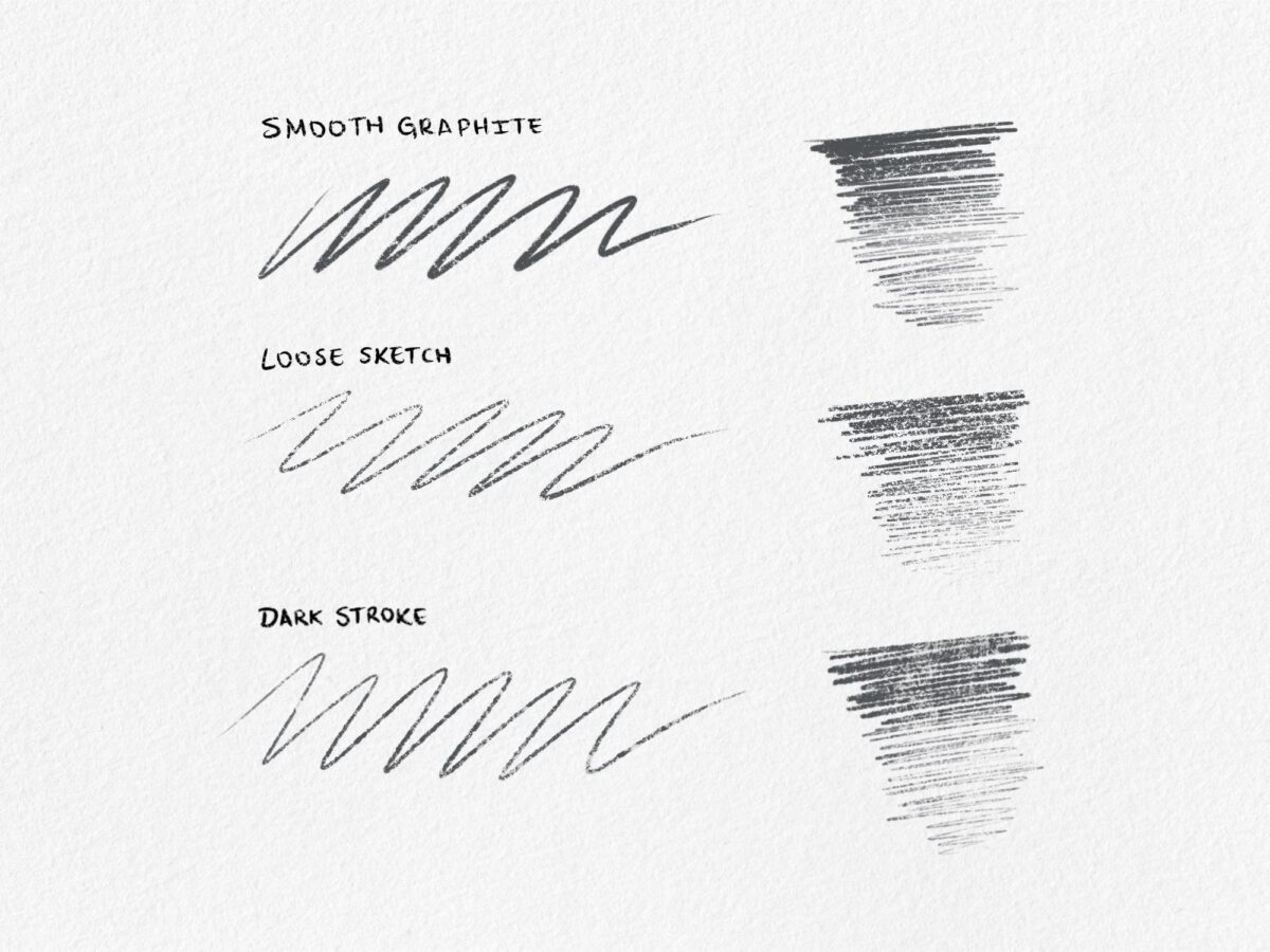 Sketch & Graphite Brush Set for Procreate - Pencil & Shading Brushes