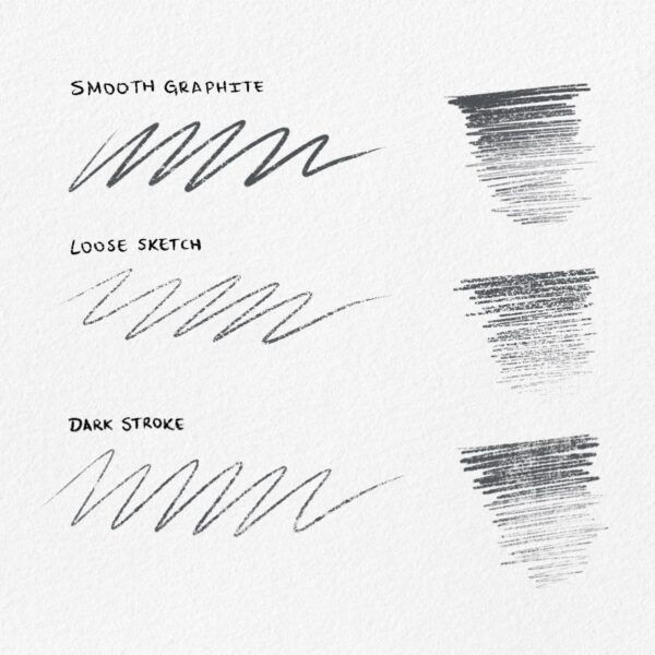 Sketch & Graphite Brush Set for Procreate - Pencil & Shading Brushes