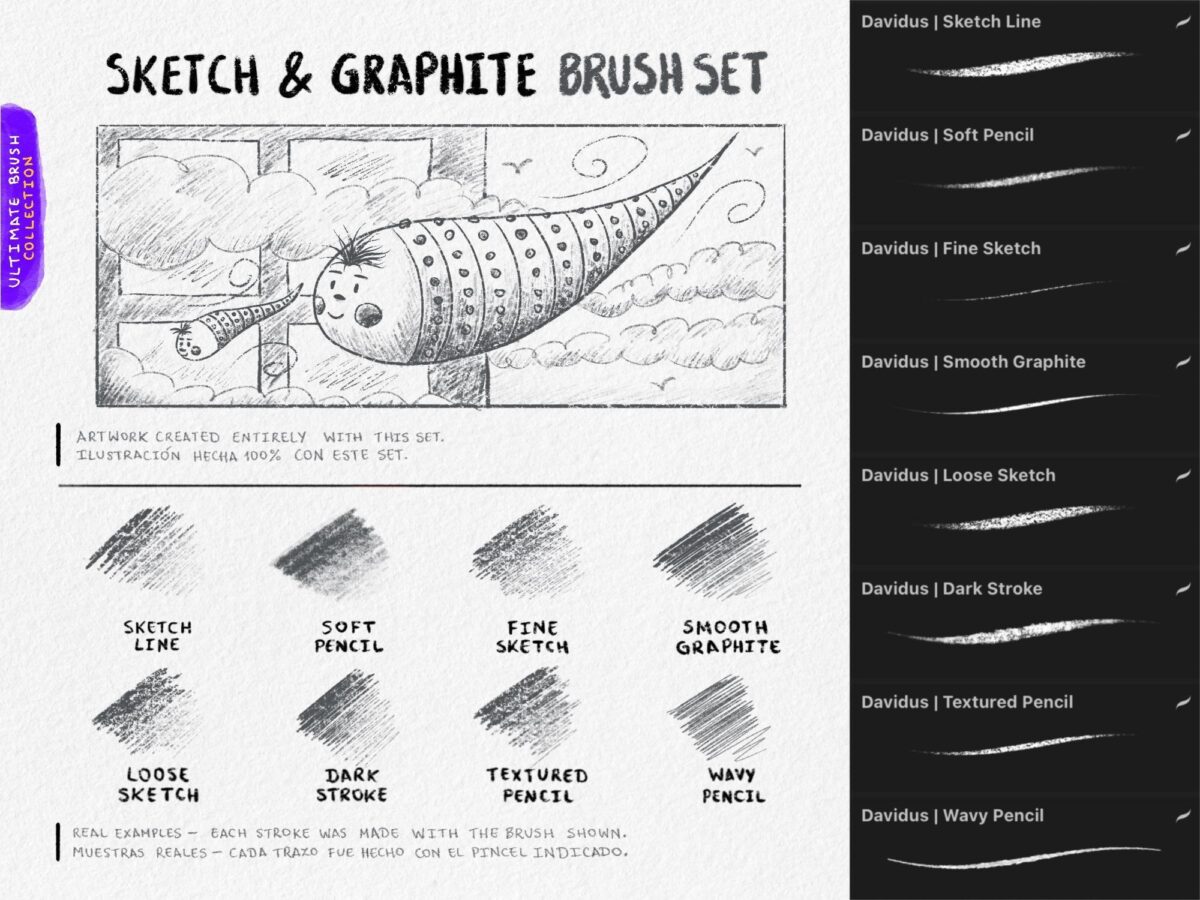 Ultimate Brush Collection for Procreate - 55+ Artistic & Professional Brushes