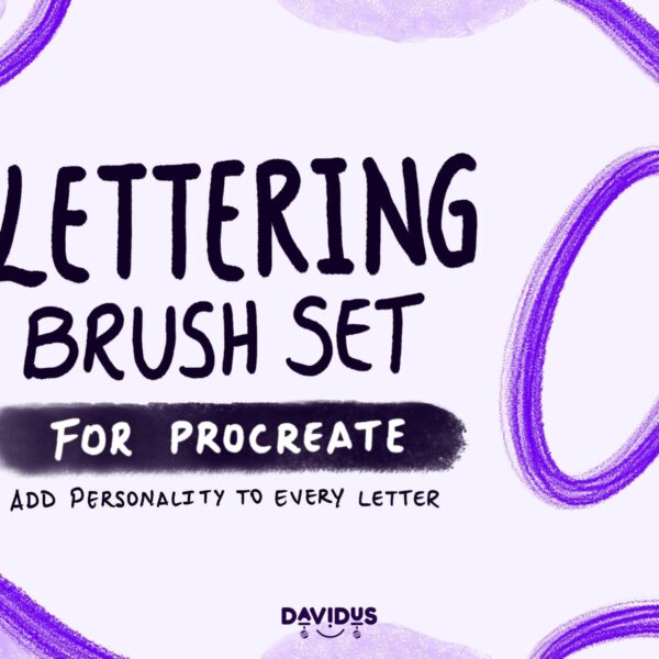 Lettering Brush Set for Procreate - Calligraphy & Hand Lettering Brushes