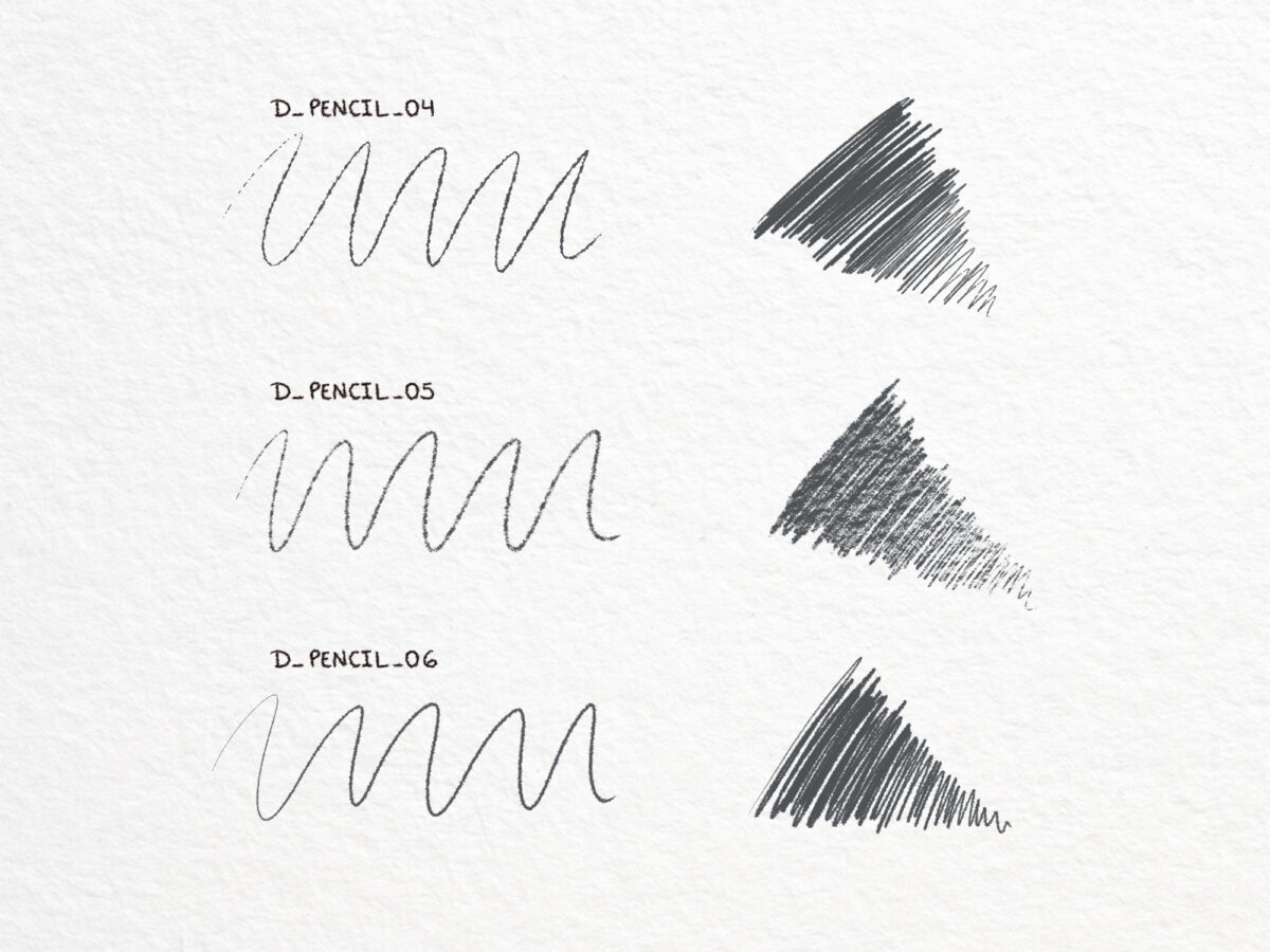 Sketch & Graphite Brushes for Adobe Photoshop – Pencil & Shading Set