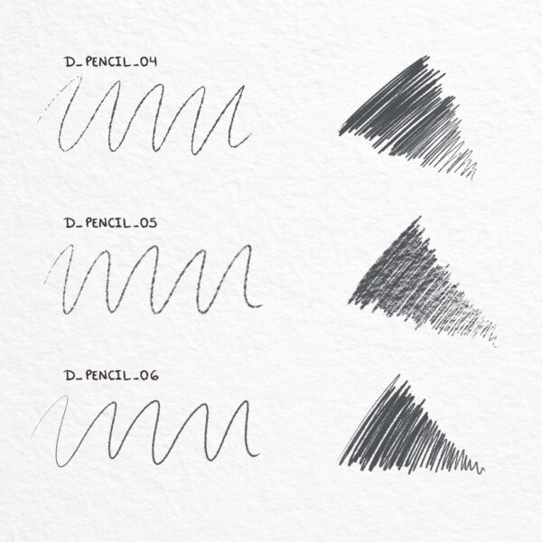 Sketch & Graphite Brushes for Adobe Photoshop – Pencil & Shading Set