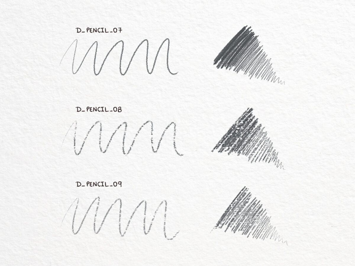 Sketch & Graphite Brushes for Adobe Photoshop – Pencil & Shading Set