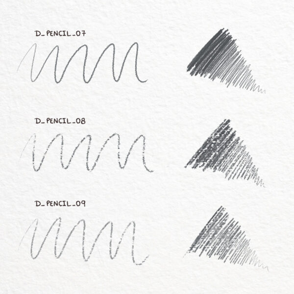 Sketch & Graphite Brushes for Adobe Photoshop – Pencil & Shading Set